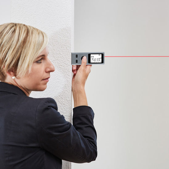 télémètre laser mur prise de mesure