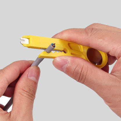 pince a denuder jaune mini coupe câble fil